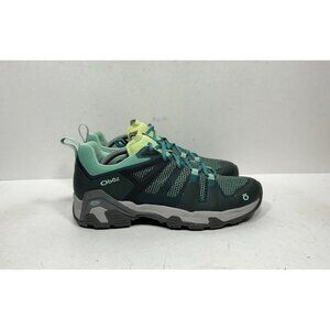 Oboz Arete Low Hiking Shoe Green Women's Size 7 New Sneaker